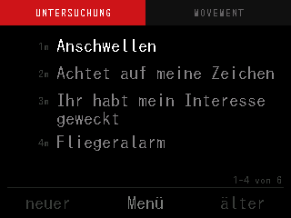 Protokollansicht