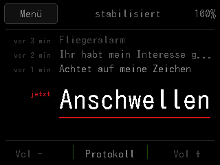 Untersuchungsbildschirm